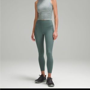 lululemon wunder train leggings dark forest
